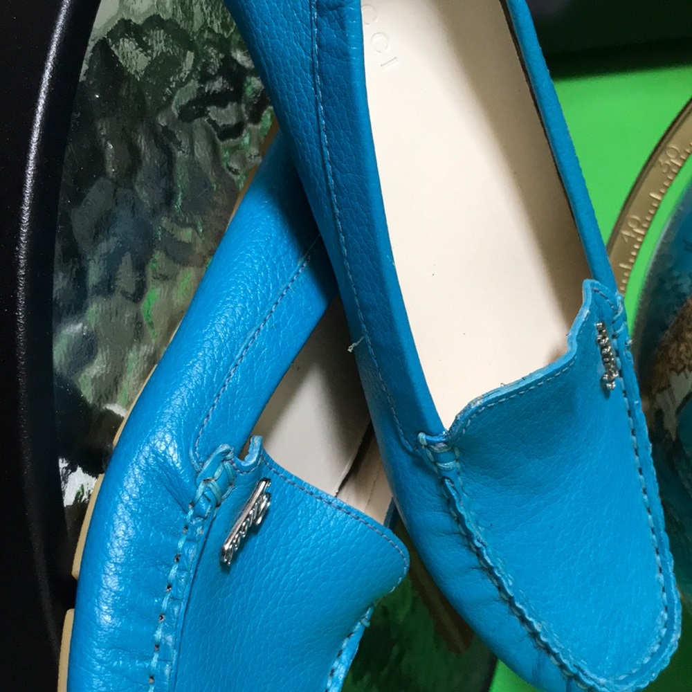 Leather Gucci loafers